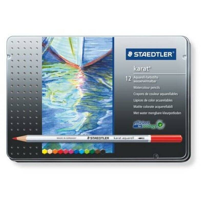 Staedtler - Karat aquarell watercolour pencil, 12 pcs