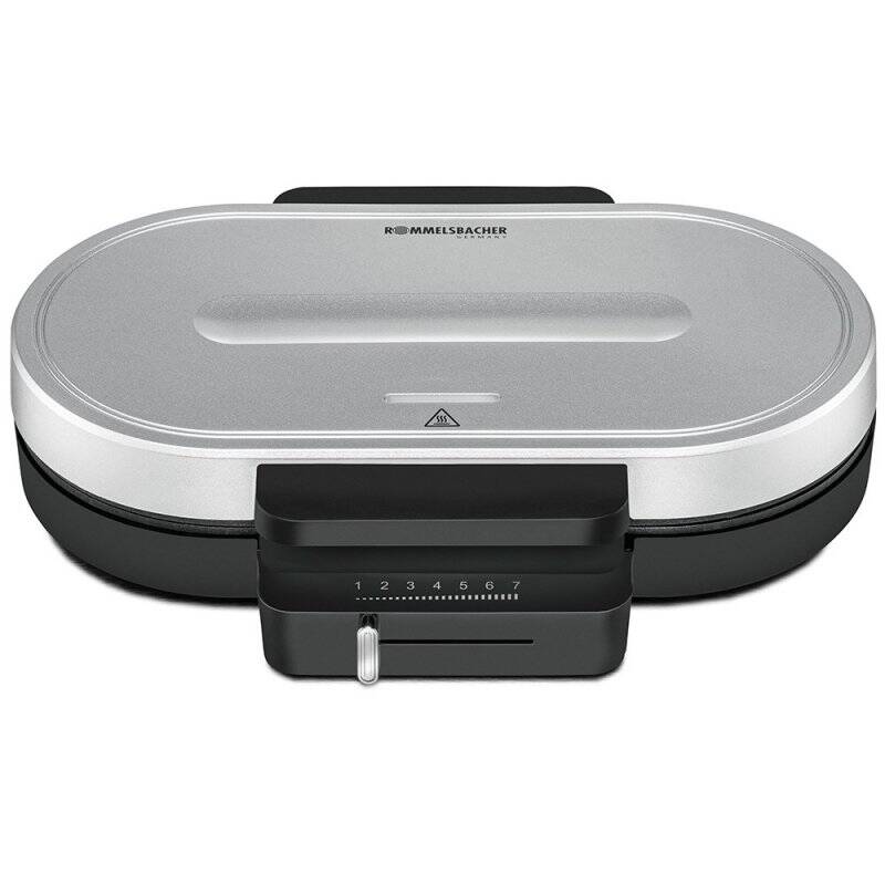 Rommelsbacher WA 1250 waffle iron 2 waffle(s) 1250 W Silver