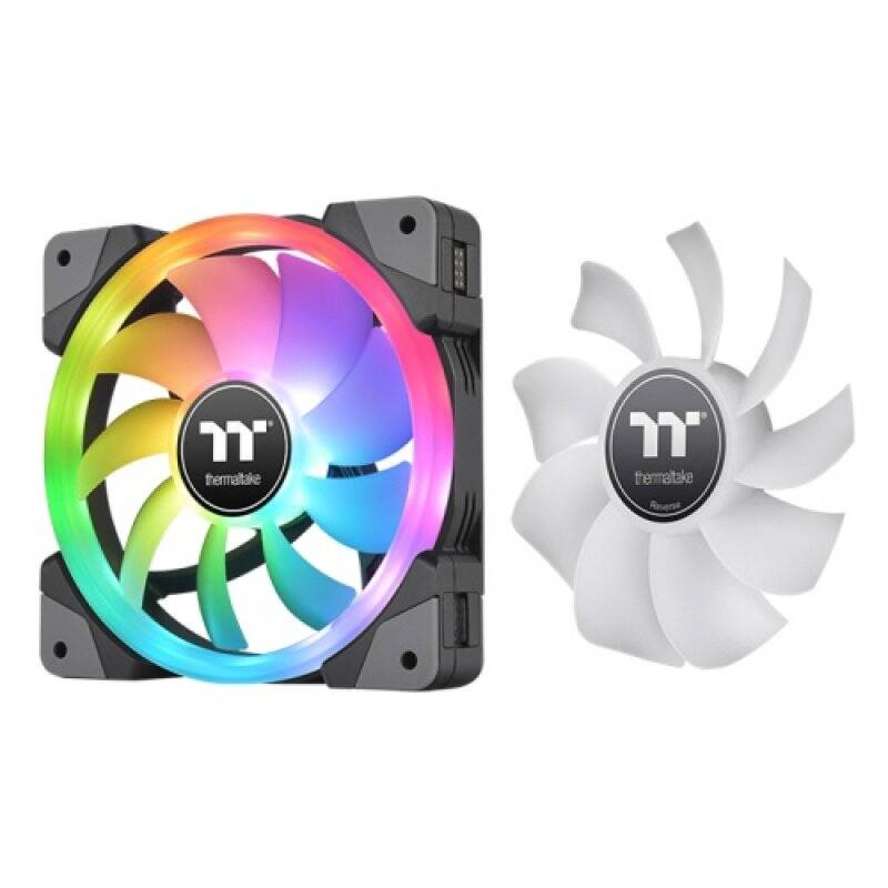 Thermaltake SWAFAN EX14 RGB PC Cooling Fan TT Premium Edition Boitier PC Refroidisseur d'air 14 cm Noir 3 pièce(s)