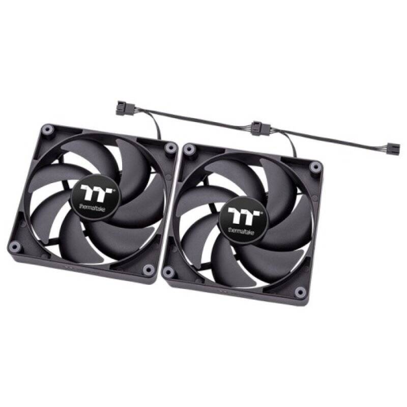 TT CT140 PC Cooling Fan 2 Pack  CL-F148-PL14BL-A