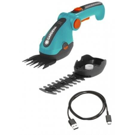 Gardena 9888-20 cordless grass shear 8 cm 3.6 V Lithium-Ion (Li-Ion) Turquoise