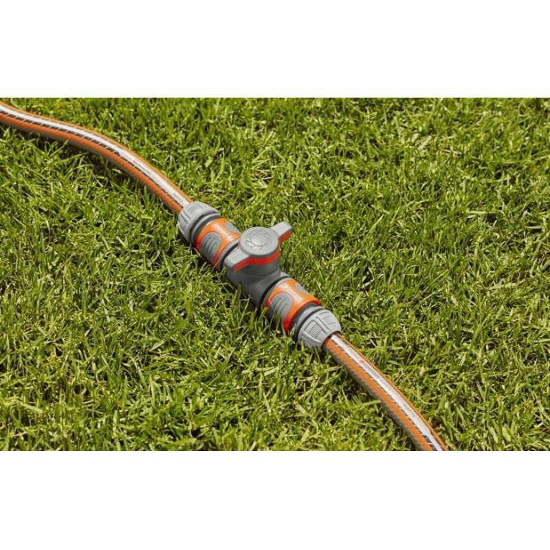 Gardena Coupling with Flow-Control Valve
