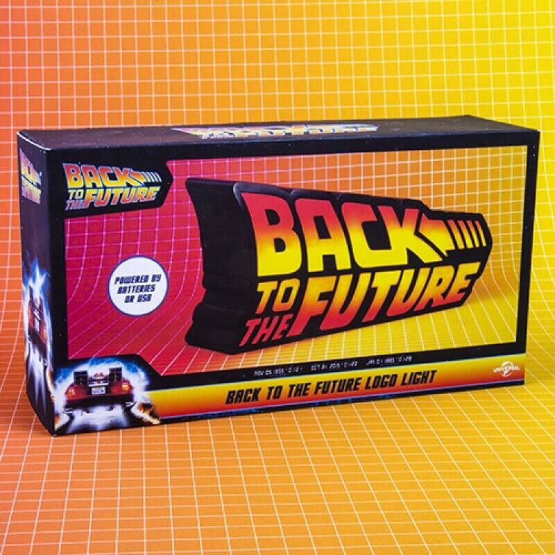Back to the Future Logo Light