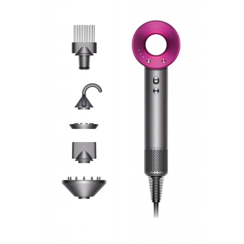 Dyson Supersonic Iron/Fuchsia hair dryer 1600 W Fuchsia, Grey