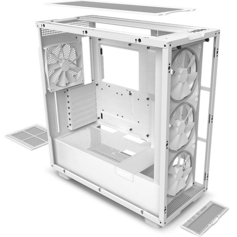 Case NZXT H7 Elite White Midi ATX