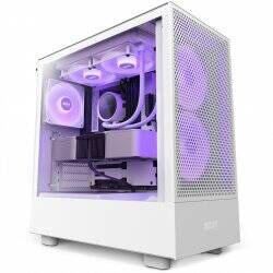 NZXT H5 Flow RGB Midi Tower Blanc