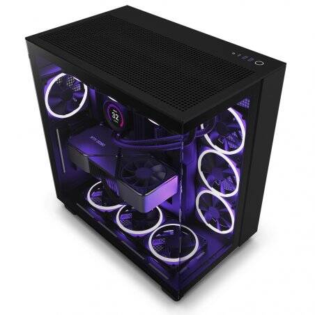 Case NZXT H9 Flow Black Midi ATX