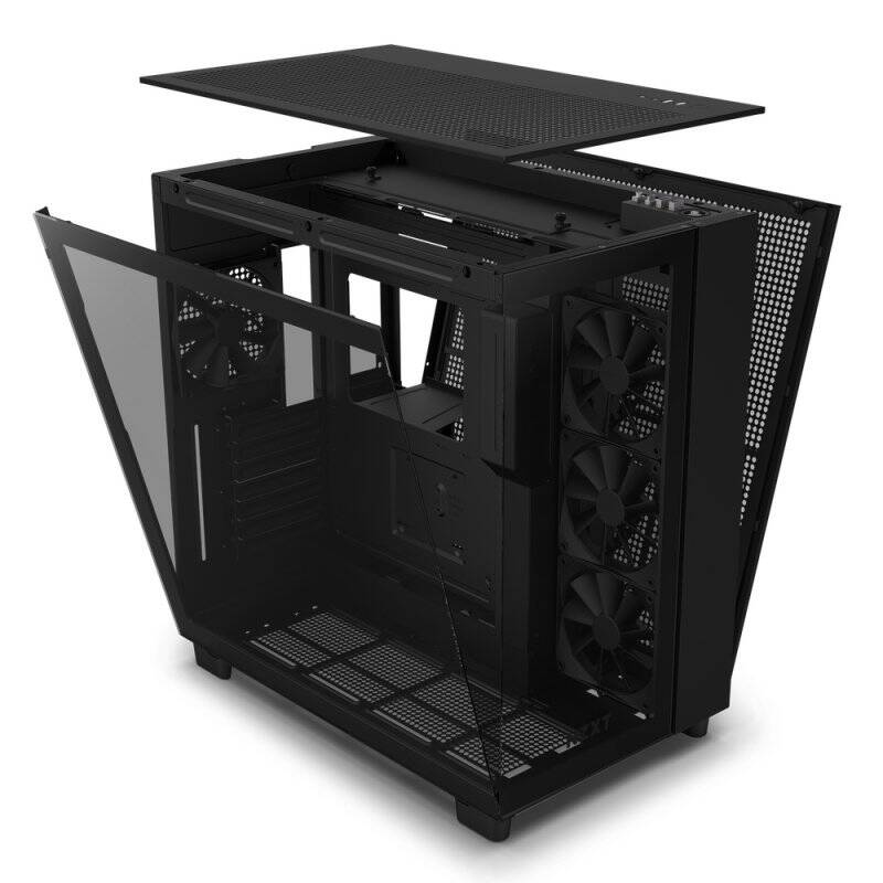 Case NZXT H9 Flow Black Midi ATX