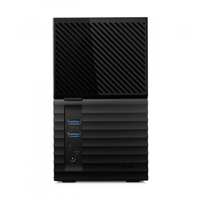 Western Digital My Book Duo disque dur externe 44 To Noir