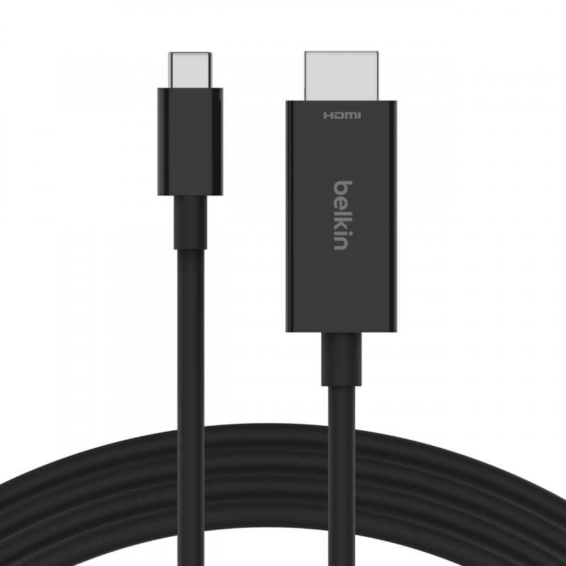 Cƒble 2m USB-C HDMI 2.1 noirCƒble 2m USB-C HDMI 2.1 noir