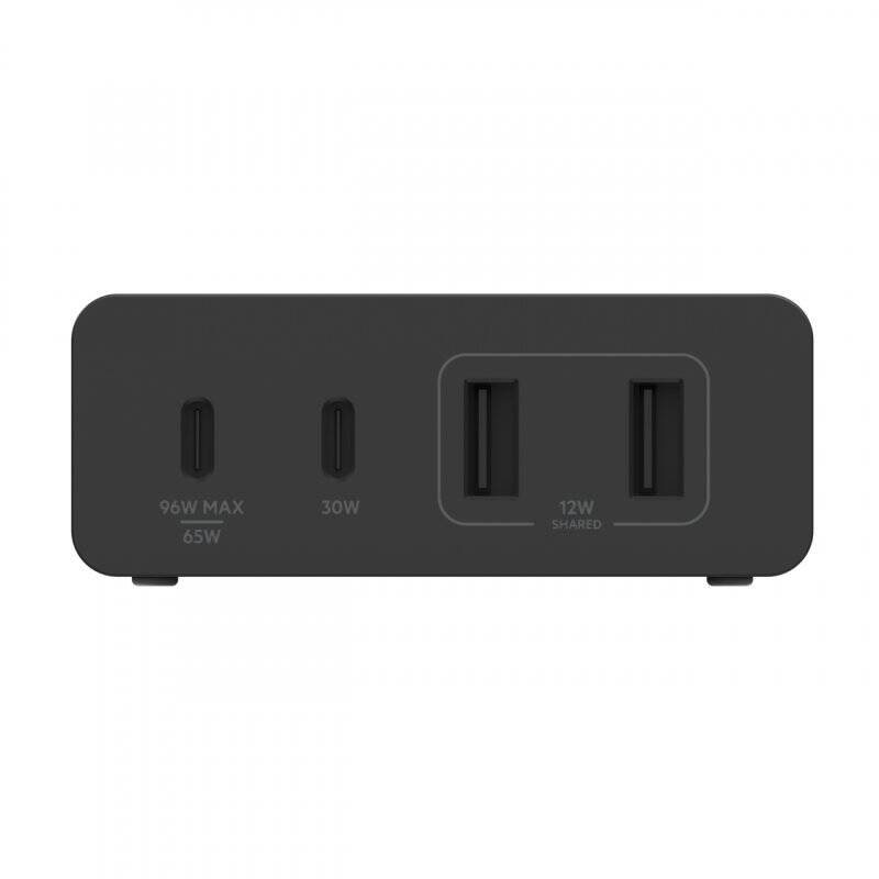 Belkin WCH010vfBK Ordinateur portable, Smartphone, Smartwatch, Tablette Noir Secteur Charge rapide Intérieure