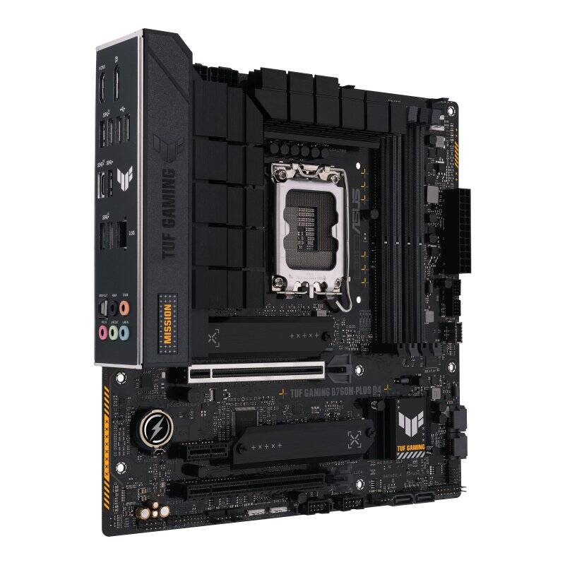 ASUS TUF Gaming B760M-Plus D4, Intel B760 Mainboard - Sockel 1700, DDR4