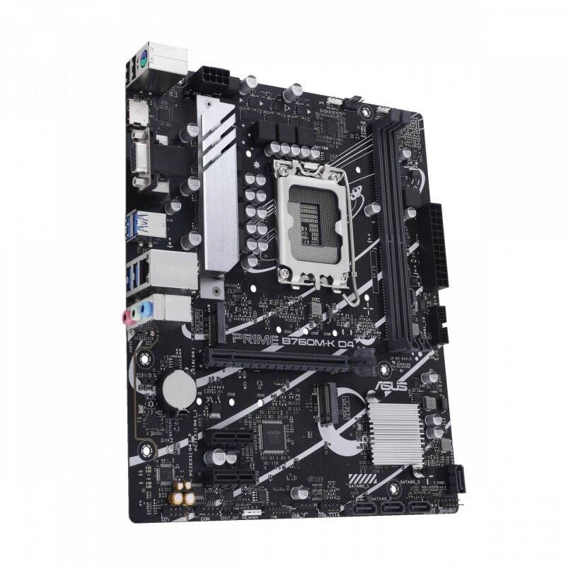ASUS Prime B760M-K D4, Intel B760 Mainboard - Sockel 1700, DDR4