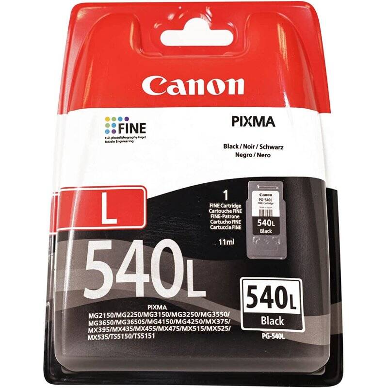 CANON PG-540L EUR Black L Ink Cartridge