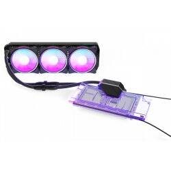 Alphacool Eiswolf 2 AIO Carte graphique Refroidisseur de liquide tout-en-un 12 cm Noir, Transparent 1 pièce(s)