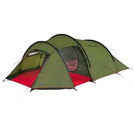High Peak Falcon 4 4 personne(s) Vert, Rouge Tente tunnel