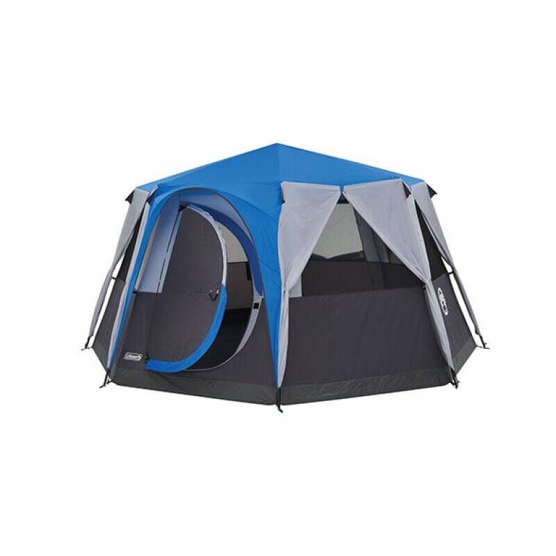Coleman Cortes Octagon 8 8 personne(s) Noir, Bleu, Gris Tente igloo