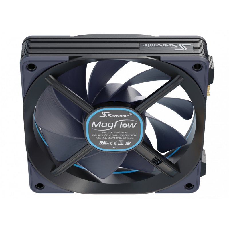 Seasonic MagFlow 3-Fan Kit Computer case 12 cm Black 3 pc(s)