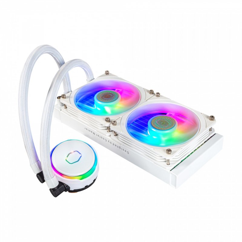 Cooler Master MasterLiquid PL240 Flux White Edition Computer case Liquid сooling kit 12 cm