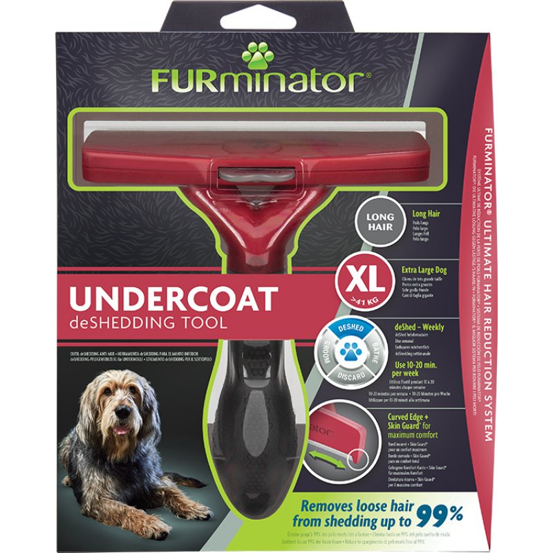 FURminator 4048422144274 pet brush/comb Grey, Red Dog Deshedder
