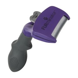FURminator FUR4048422141280 brosse et peigne pour animaux Noir, Violet Chat Étrille