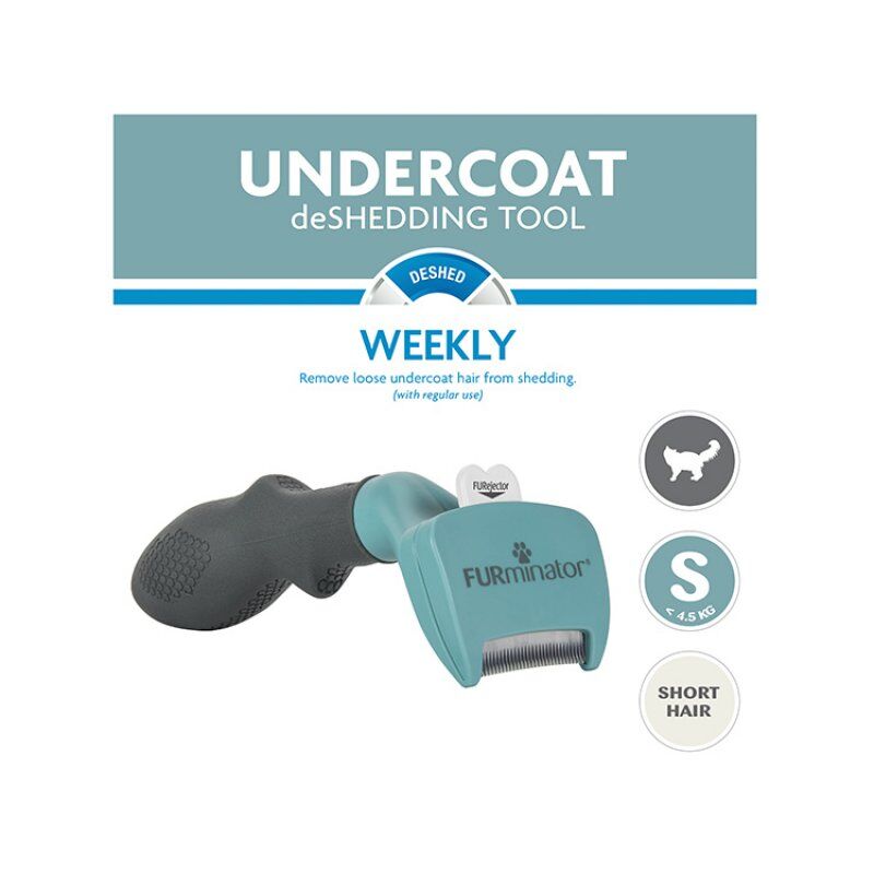 FURminator 8117940113140 pet brush/comb Black, Green Cat Deshedder