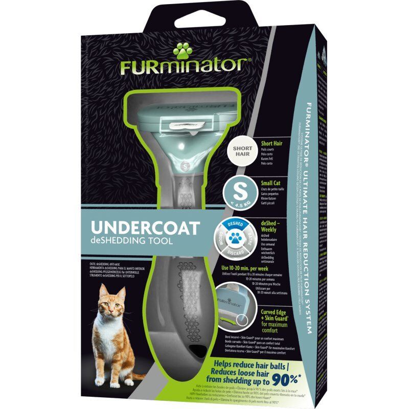 FURminator 8117940113140 pet brush/comb Black, Green Cat Deshedder