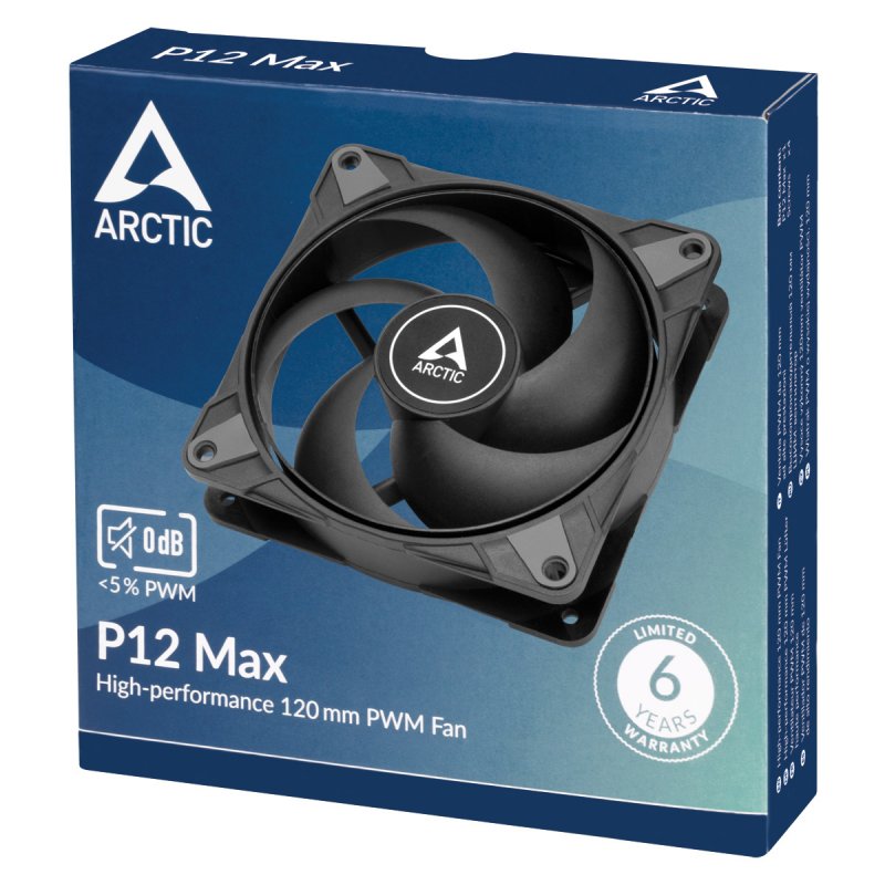 Case ACC Arctic P12 MAX Fan 12cm PWM
