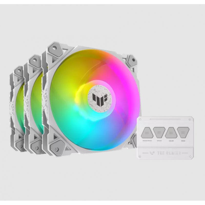 Asus TUF GAMING TF120 ARGB 3IN1  + Controller (White Version)