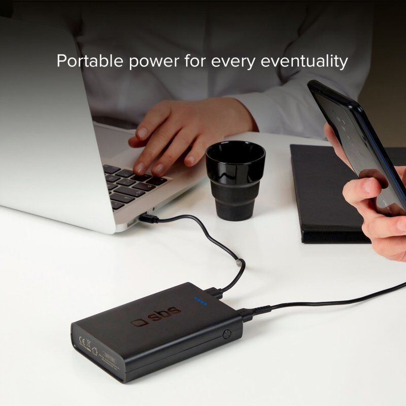 SBS TTBB20000FASTK power bank Lithium Polymer (LiPo) 20000 mAh Black