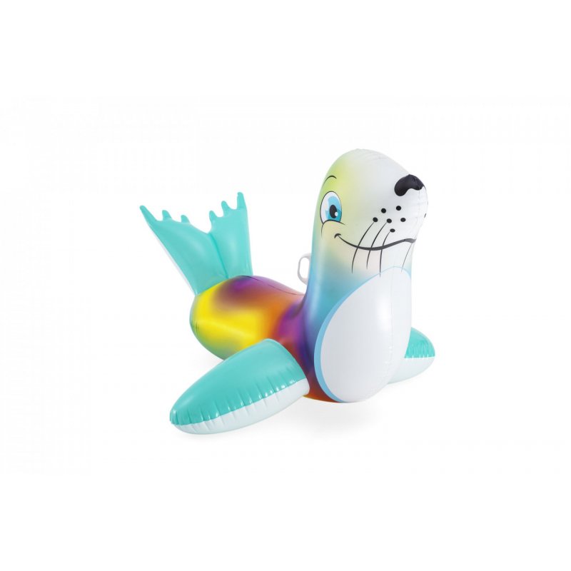 Bestway Bouée à chevaucher phoque Flash n’ Splash pour enfant