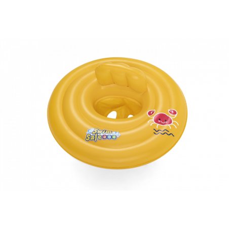 Bestway Swim Safe ABC WonderSplash Round 3-Ring Inflatable Baby Boat Float 69 cm