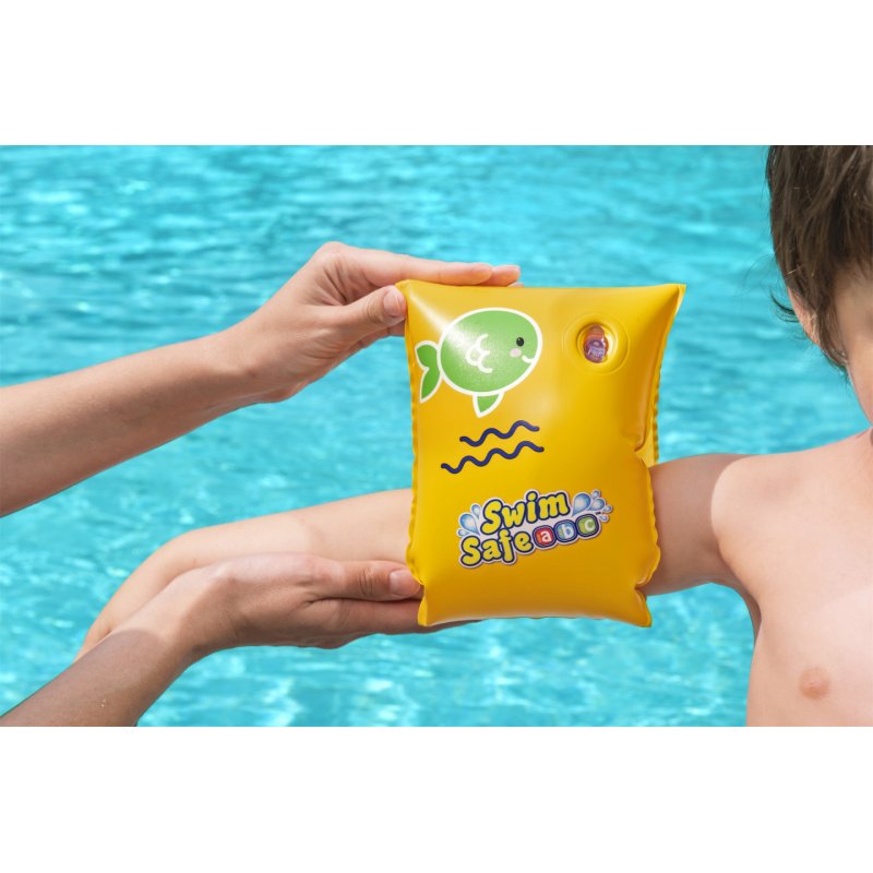 Bestway Swim Safe ABC WonderSplash Inflatable Armband Floaties S/M