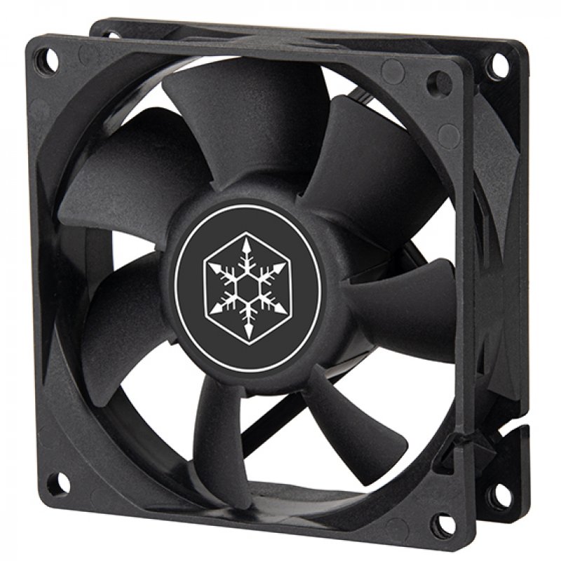 Silverstone FN80 Boitier PC Ventilateur 8 cm Noir 1 pièce(s)
