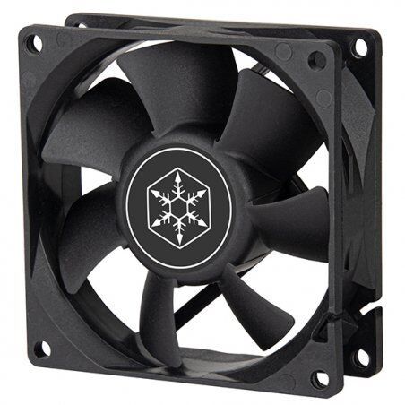 Silverstone FN80 Computer case Fan 8 cm Black 1 pc(s)