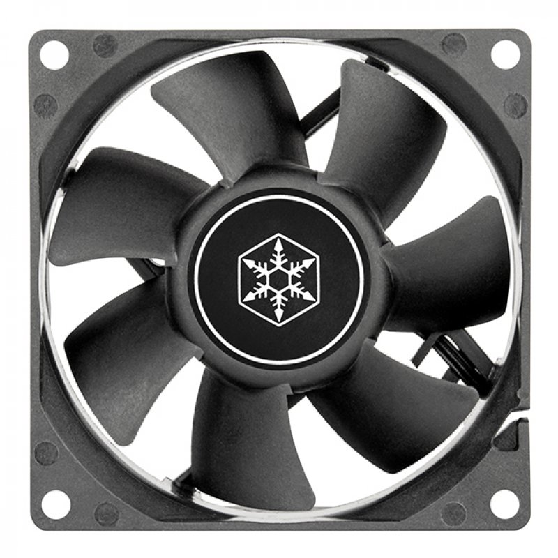 Silverstone FN80 Boitier PC Ventilateur 8 cm Noir 1 pièce(s)