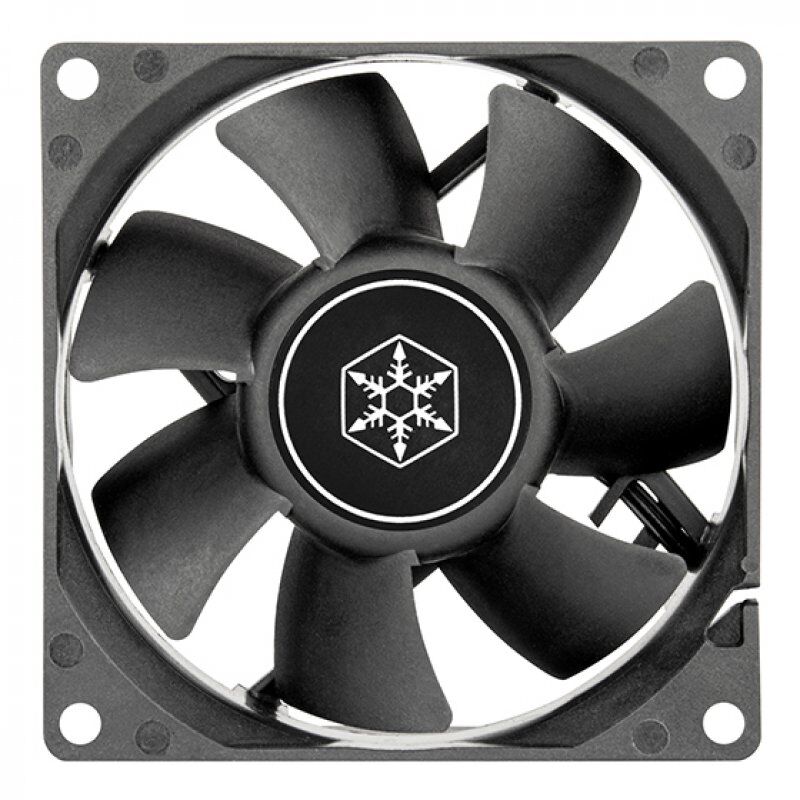 Silverstone FN80 Computer case Fan 8 cm Black 1 pc(s)