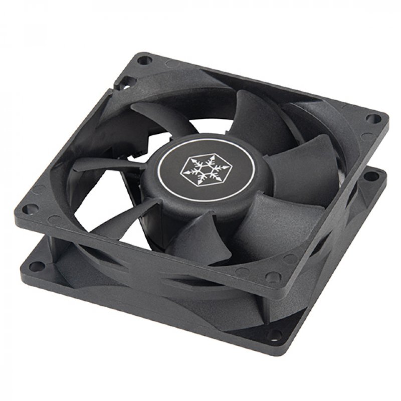 Silverstone FN80 Boitier PC Ventilateur 8 cm Noir 1 pièce(s)