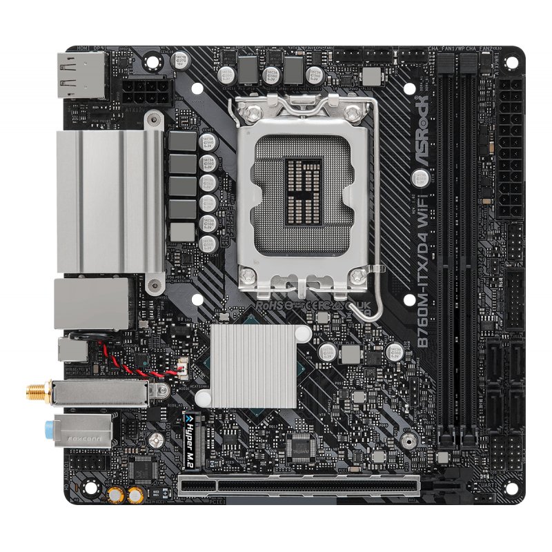 Asrock B760M-ITX/D4 WiFi Intel B75 LGA 1700 mini ITX