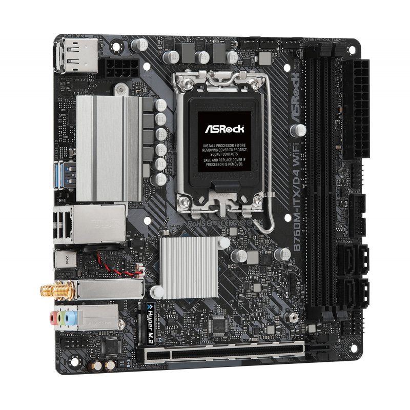 Asrock B760M-ITX/D4 WiFi Intel B75 LGA 1700 mini ITX