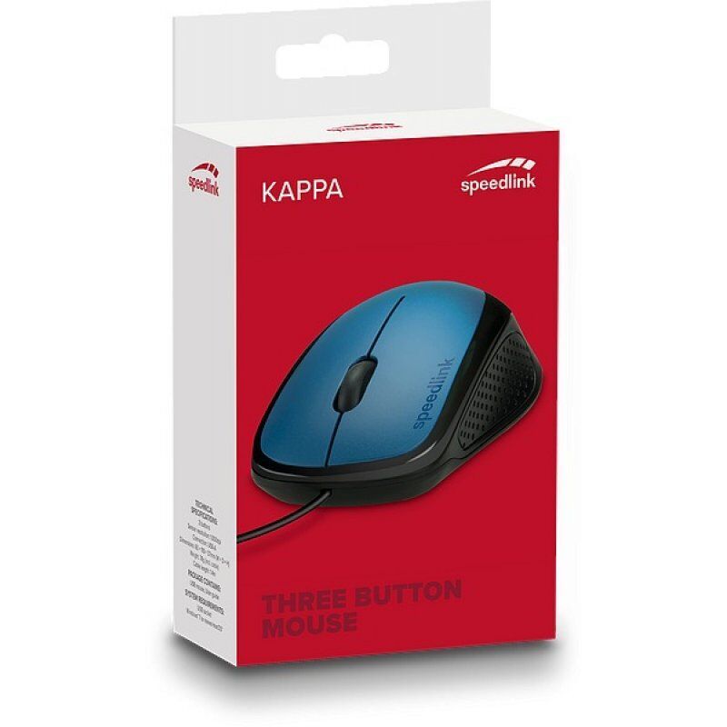 SPEEDLINK KAPPA mouse Right-hand USB Type-A Optical 1000 DPI