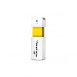 MediaRange MR972 lecteur USB flash 16 Go USB Type-A 2.0 Blanc, Jaune