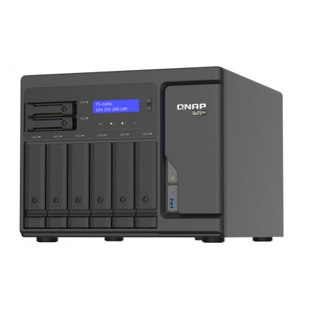 QNAP TS-h886 NAS Tower Ethernet LAN Black D-1602