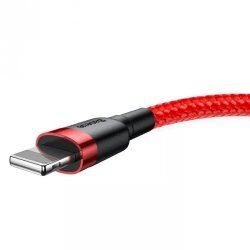 Baseus Lightning Cafule Cable 2.4A 0.5m Red + Red (CALKLF-A09)