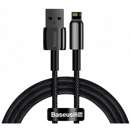 Baseus Lightning Tungsten series cable 2.4A, 1m Black (CALWJ-01)