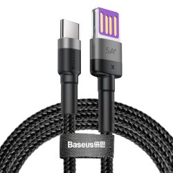 Baseus CATKLF-PG1 câble USB 1 m USB C Noir