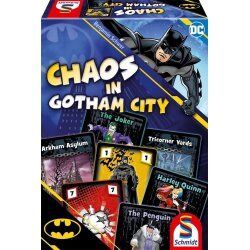 Schmidt Spiele DC Super Hero: Batman – Chaos City Jeu de cartes Famille