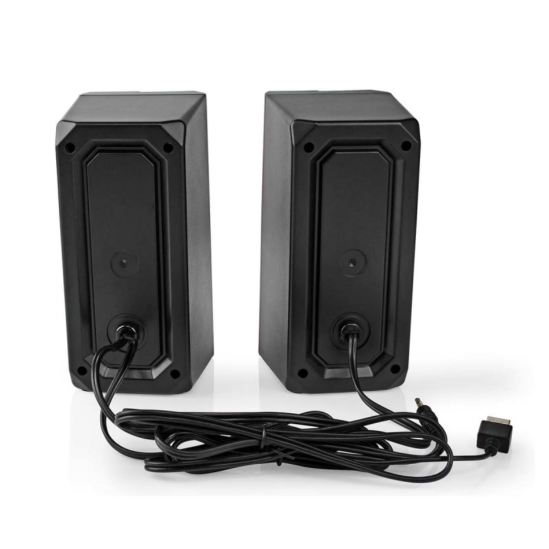 Nedis GSPR31020BK loudspeaker 2-way Black Wired 6 W