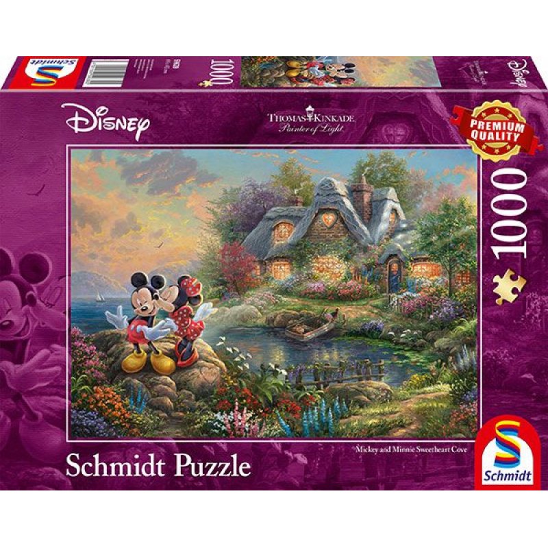 Schmidt Spiele Disney Sweethearts Mickey & Minnie Jigsaw puzzle 1000 pc(s) Cartoons