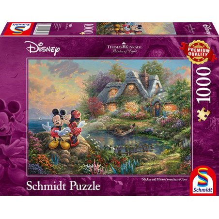 Schmidt Spiele Disney Sweethearts Mickey & Minnie Jeu de puzzle 1000 pièce(s) Dessins animés